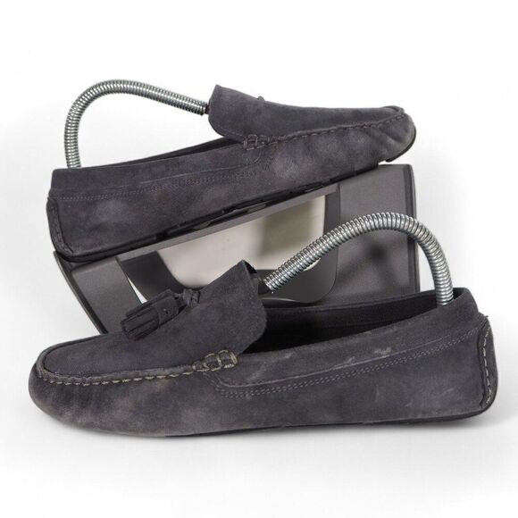 Cole Haan Suede Slip-on Driving Loafers W08947 Grey Women's 7.5B - Picture 1 of 12